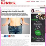 Çok zayıf olmakta bir hastalık