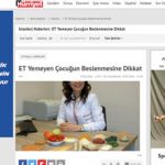 ET Yemeyen Çocuğun Beslenmesine Dikkat