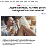 Duygu durumunu harekete geçiren antidepresif besinler nelerdir?