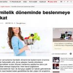 Hamilelik döneminde beslenmeye dikkat